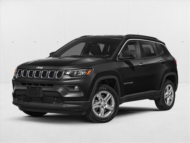 Diamond Black Crystal Pearlcoat 2024 Jeep Compass Latitude 4WD SUV / Crossover Four-Wheel Drive 8-Speed Automatic