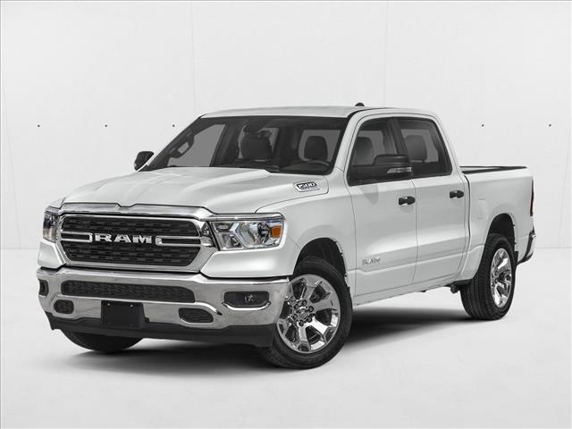 Bright White Clearcoat 2024 RAM 1500 Big Horn Crew Cab RWD Pickup Truck 4X2 8-Speed Automatic