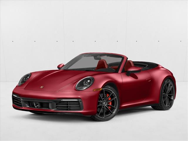 Carmine Red 2024 Porsche 911 Convertible Rear-Wheel Drive 8-Speed Automatic