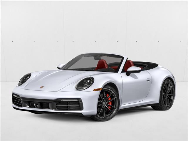 Gray (Ice Grey Metallic) 2024 Porsche 911 Convertible All-Wheel Drive 8-Speed Automatic