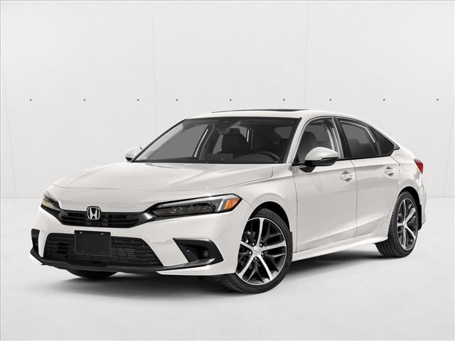 Platinum White Pearl 2024 Honda Civic Sedan Front-Wheel Drive Automatic