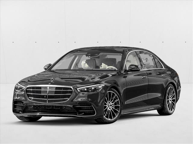 Obsidian Black Metallic 2024 Mercedes-Benz S-Class Sedan All-Wheel Drive Automatic