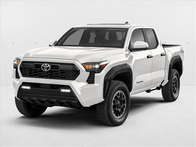 White 2025 Toyota Tacoma TRD Off-Road Double Cab 4WD Pickup Truck Four-Wheel Drive Automatic