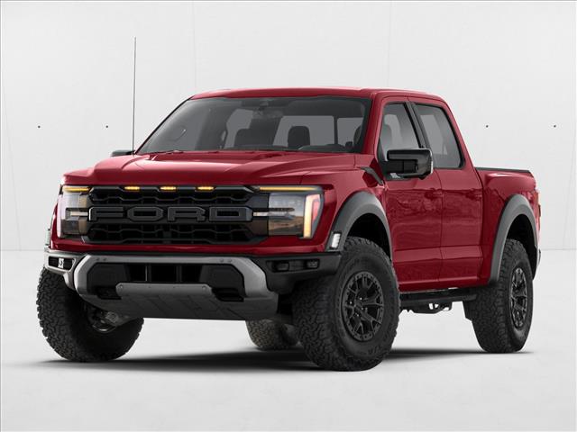 Rapid Red Metallic Tinted Clearcoat 2024 Ford F-150 Raptor SuperCrew 4WD Pickup Truck Four-Wheel Drive Automatic