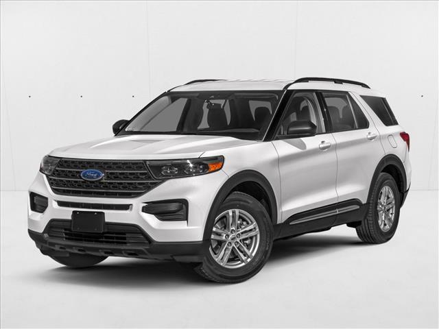 Silver 2024 Ford Explorer SUV / Crossover Rear-Wheel Drive Automatic