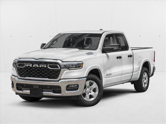 Blue 2025 RAM 1500 Big Horn Quad Cab 4WD Pickup Truck Four-Wheel Drive 8-Speed Automatic