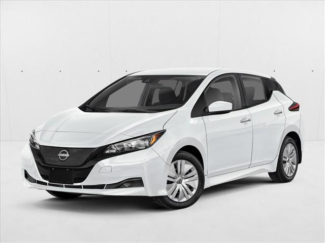 Glacier White 2025 Nissan LEAF Hatchback Front-Wheel Drive Automatic