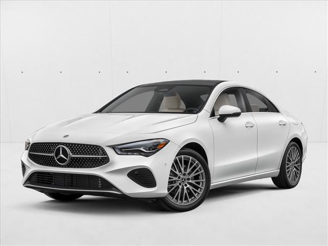 Polar White 2025 Mercedes-Benz CLA Coupe Front-Wheel Drive Automatic