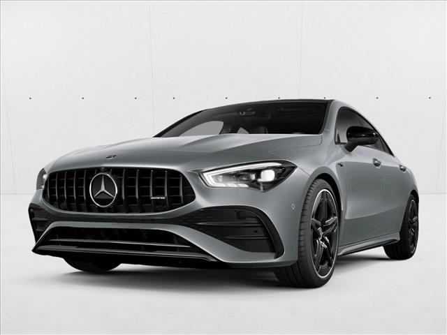 Gray (Mountain Grey Metallic) 2025 Mercedes-Benz CLA AMG CLA 35 4MATIC Coupe All-Wheel Drive Automatic