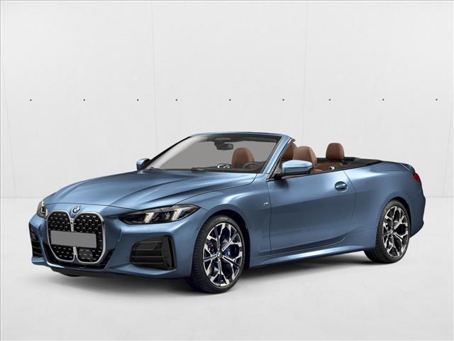 Arctic Race Blue Metallic 2025 BMW 4 Series Convertible Rear-Wheel Drive 8-Speed Automatic