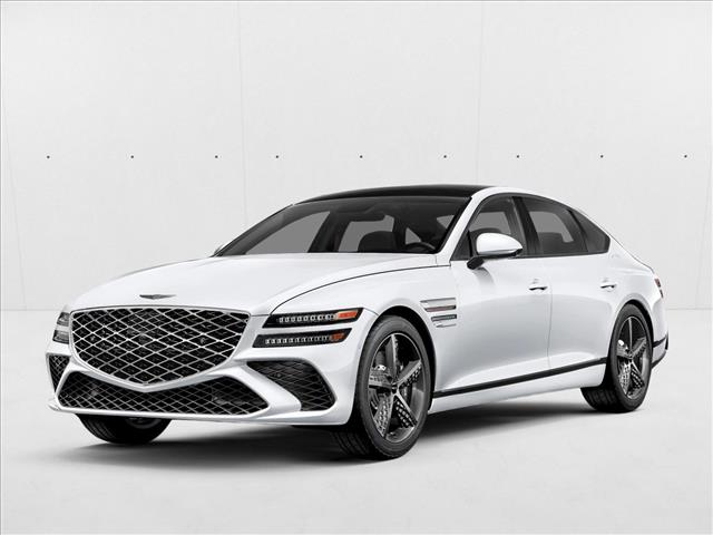 Uyuni White 2025 Genesis G80 3.5T Sport Prestige AWD Sedan All-Wheel Drive Automatic