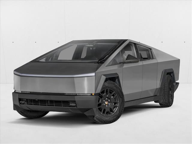 Gray 2024 Tesla Cybertruck Pickup Truck All-Wheel Drive 1-Speed Automatic