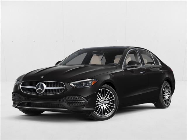 Obsidian Black Metallic 2025 Mercedes-Benz C-Class C 300 RWD Sedan Rear-Wheel Drive 9-Speed Automatic