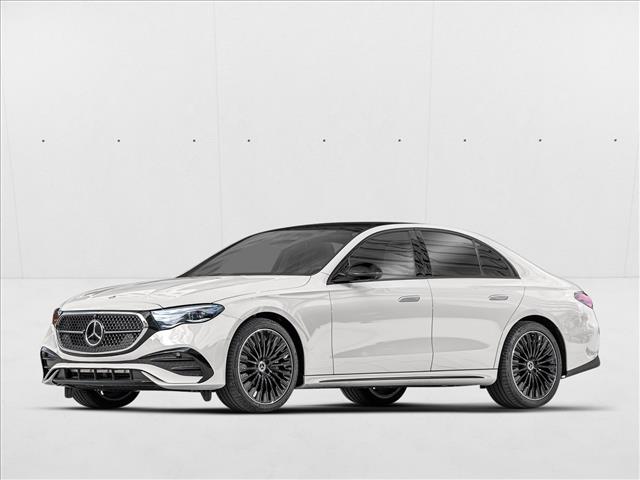 Manufaktur Moonlight White Metallic 2025 Mercedes-Benz E-Class Sedan All-Wheel Drive Automatic