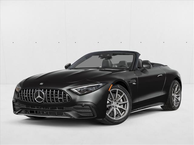 Obsidian Black Metallic 2025 Mercedes-Benz SL-Class Convertible Rear-Wheel Drive Automatic