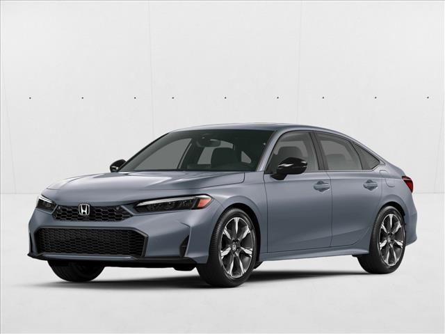Blue 2025 Honda Civic Hybrid Sport Touring Sedan FWD Sedan Front-Wheel Drive Automatic