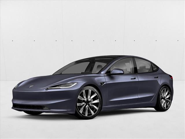 Gray (Stealth Grey) 2024 Tesla Model 3 Long Range RWD Sedan Rear-Wheel Drive 1-Speed Automatic