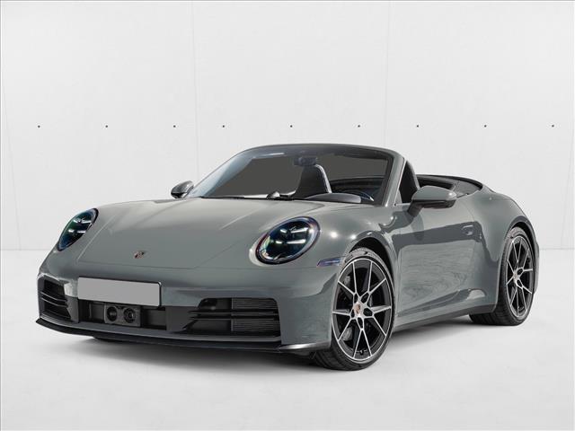 Gray (Vanadium Grey Metallic) 2025 Porsche 911 Carrera GTS Cabriolet RWD Convertible Rear-Wheel Drive Automatic