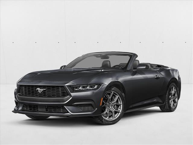 Shadow Black 2025 Ford Mustang EcoBoost Premium Convertible RWD Convertible Rear-Wheel Drive Automatic