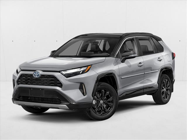 Silver Sky Metallic/Midnight Black Metallic 2025 Toyota RAV4 Hybrid SUV / Crossover All-Wheel Drive Automatic