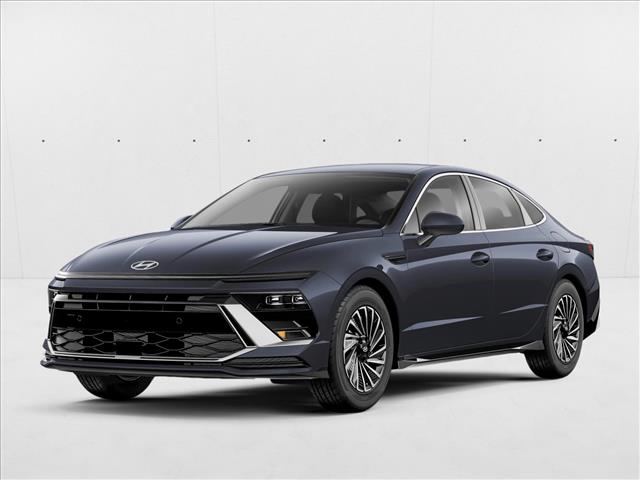 Carbon Blue 2025 Hyundai Sonata Hybrid SEL FWD Sedan Front-Wheel Drive Automatic