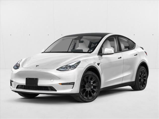 Solid Black 2025 Tesla Model Y SUV / Crossover All-Wheel Drive 1-Speed Automatic