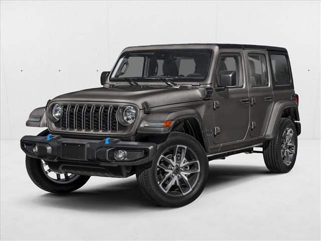 Gray (Granite Crystal Metallic Clearcoat) 2025 Jeep Wrangler 4xe Sahara 4WD SUV / Crossover Four-Wheel Drive 8-Speed Automatic