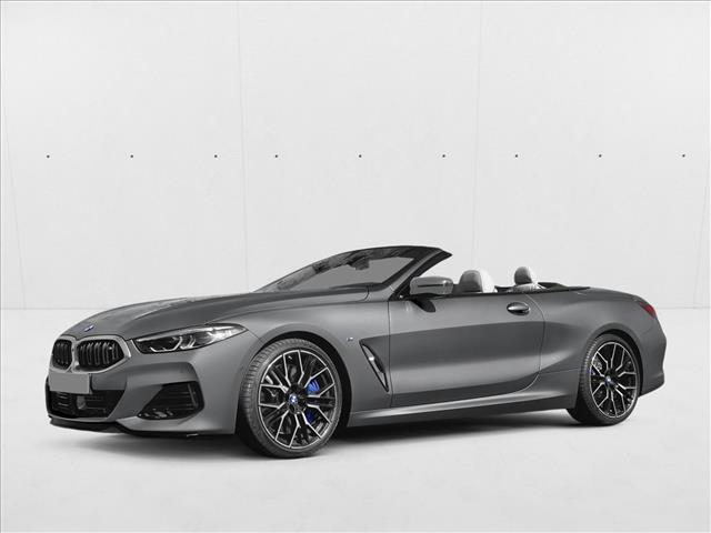 Gray (Skyscraper Grey Metallic) 2026 BMW 8 Series Convertible Rear-Wheel Drive Automatic