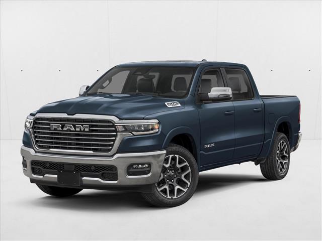 Forged Blue Metallic 2026 RAM 1500 Laramie Crew Cab 4WD Pickup Truck Four-Wheel Drive 8-Speed Automatic