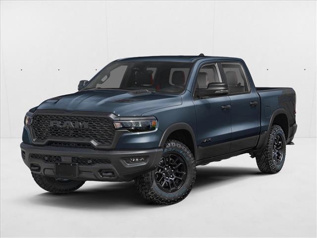 Forged Blue Metallic 2026 RAM 1500 Rebel Crew Cab 4WD Pickup Truck Four-Wheel Drive 8-Speed Automatic