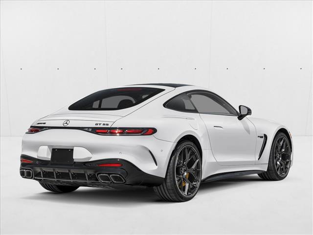 Moonlight White Metallic 2026 Mercedes-Benz AMG GT Coupe All-Wheel Drive 9-Speed Automatic