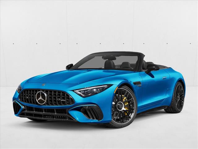 Manufaktur Hyper Blue Metallic 2026 Mercedes-Benz SL-Class AMG SL 63 S E Performance 4MATIC Convertible All-Wheel Drive Automatic