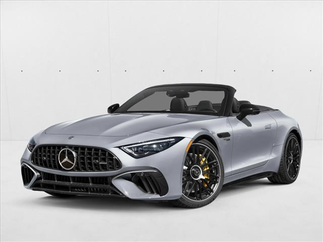 Cirrus Silver Metallic 2026 Mercedes-Benz SL-Class AMG SL 63 S E Performance 4MATIC Convertible All-Wheel Drive Automatic
