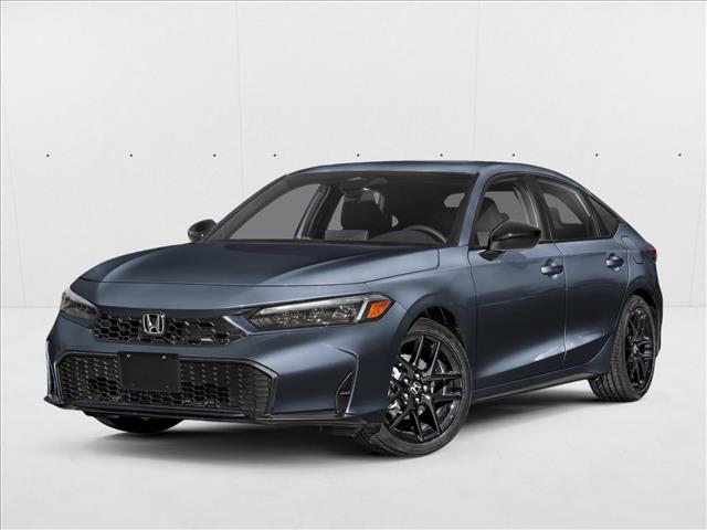 Meteorite Gray Metallic 2026 Honda Civic Hybrid Hatchback Front-Wheel Drive Continuously Variable Transmission