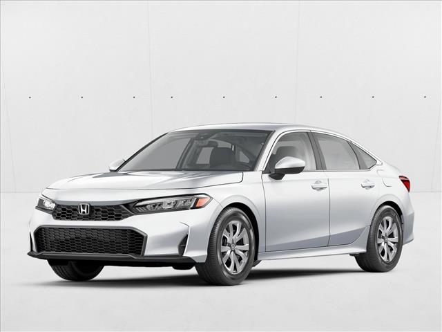 Platinum White Pearl 2026 Honda Civic Sedan Front-Wheel Drive Continuously Variable Transmission