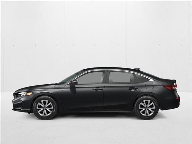 Platinum White 2026 Honda Civic Sedan Front-Wheel Drive Continuously Variable Transmission