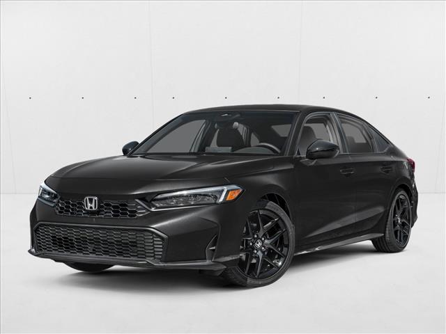 Crystal Black Pearl 2026 Honda Civic Sedan Front-Wheel Drive Continuously Variable Transmission