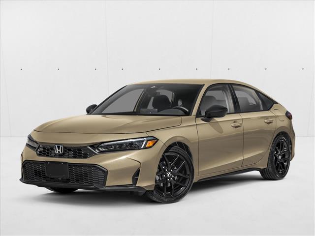 Sand Dune Pearl 2026 Honda Civic Hatchback Sport FWD Hatchback Front-Wheel Drive Continuously Variable Transmission