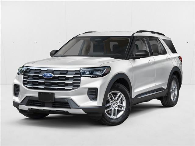 Space White Metallic 2026 Ford Explorer Active AWD SUV / Crossover All-Wheel Drive Automatic