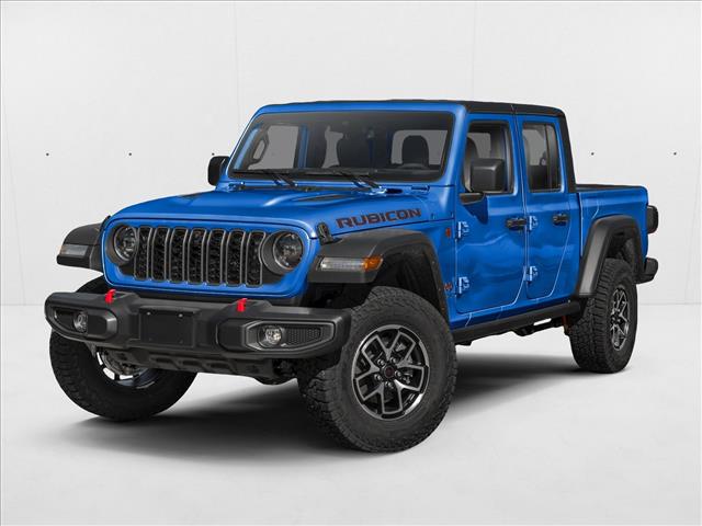 Hydro Blue Pearlcoat 2026 Jeep Gladiator Rubicon X Crew Cab 4WD Pickup Truck Four-Wheel Drive 8-Speed Automatic