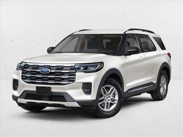 Star White Metallic Tri-Coat 2027 Ford Explorer SUV / Crossover All-Wheel Drive Automatic