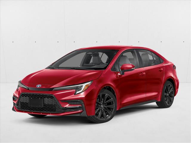 Red (Ruby Flare Pearl) 2027 Toyota Corolla Hybrid Sedan Front-Wheel Drive Continuously Variable Transmission