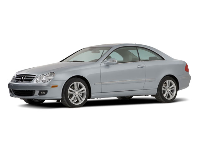 Obsidian Black Metallic 2009 Mercedes-Benz CLK 550 Coupe Coupe Rear-Wheel Drive 7-Speed Automatic