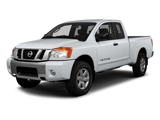 Glacier White 2015 Nissan Titan SV King Cab 4WD Pickup Truck Four-Wheel Drive 5-Speed Automatic