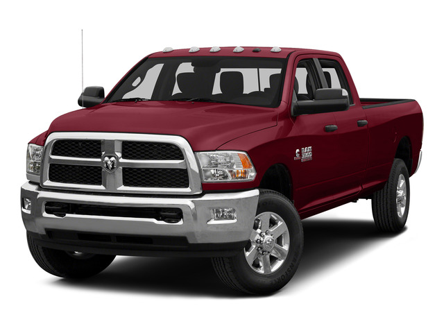 Deep Cherry Red Crystal Pearlcoat 2015 RAM 3500 Laramie Crew Cab 4WD Pickup Truck Four-Wheel Drive 6-Speed Automatic