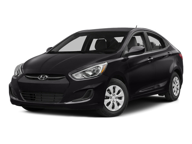 Ultra Black Pearl 2015 Hyundai Accent Sedan Front-Wheel Drive 6-Speed Automatic
