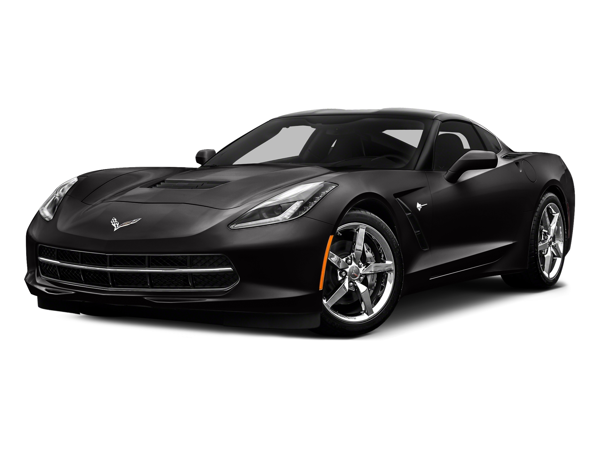 Black 2016 Chevrolet Corvette Stingray 1LT Coupe RWD Coupe Rear-Wheel Drive 7-Speed Manual