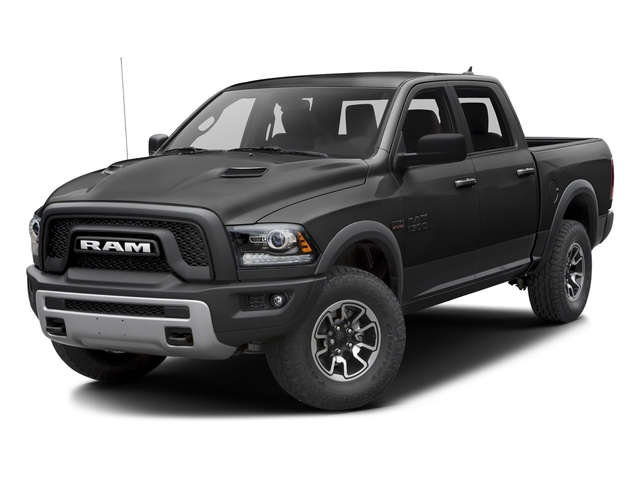 Brilliant Black Crystal Pearlcoat 2015 RAM 1500 Pickup Truck Four-Wheel Drive 8-Speed Automatic