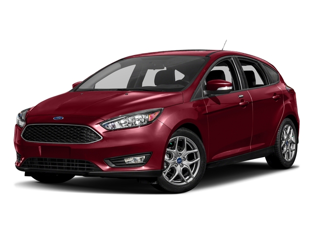 Red 2017 Ford Focus Hatchback Front-Wheel Drive 6-Speed Automatic