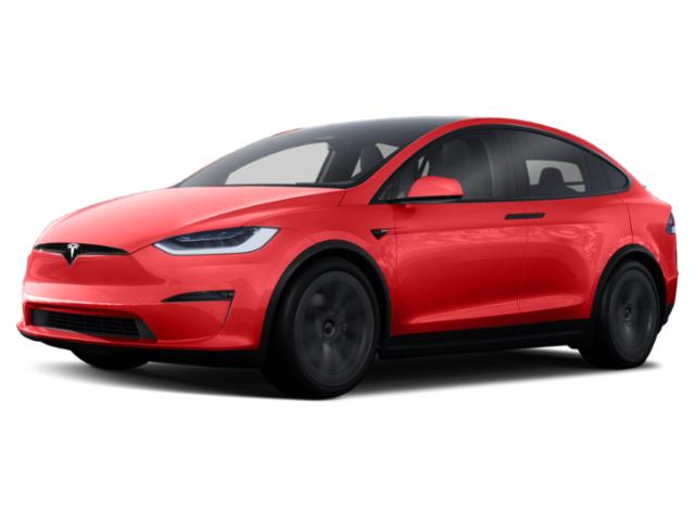 Red Multi-Coat 2022 Tesla Model X Plaid AWD SUV / Crossover All-Wheel Drive 1-Speed Automatic